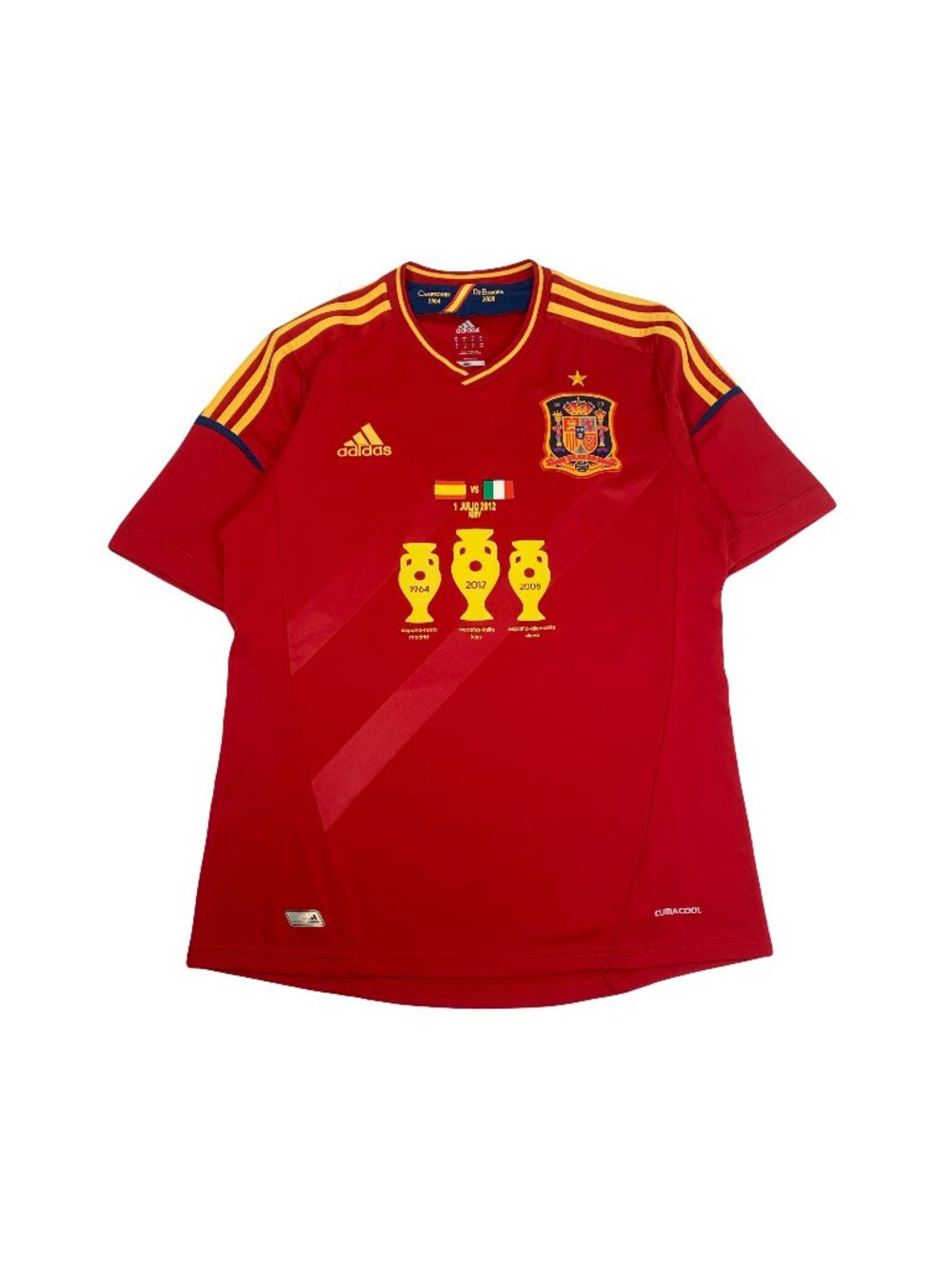 2012 Adidas Spain Fabregas #10 Home Kit M